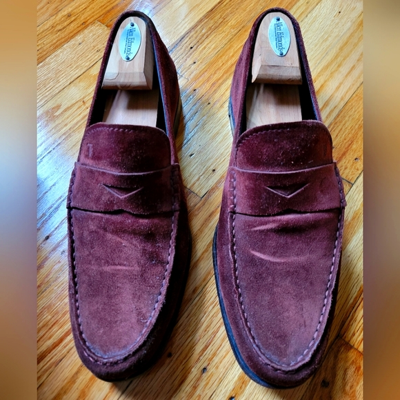 Tod's Other - Tod's Loafers in Purple/Red Suede (Size 9)